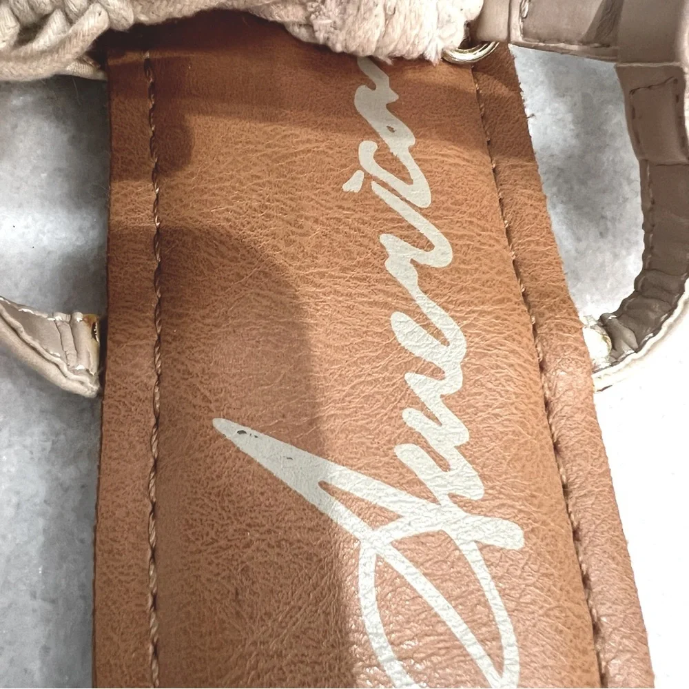 American Rag Open Toe Crochet Sandal Sz 7.5 - Picture 7 of 10